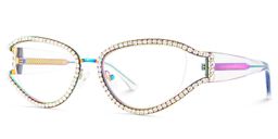 Star Cateye Iridescent Glasses3