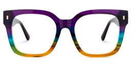 Scicluna Square Multicolor Glasses2