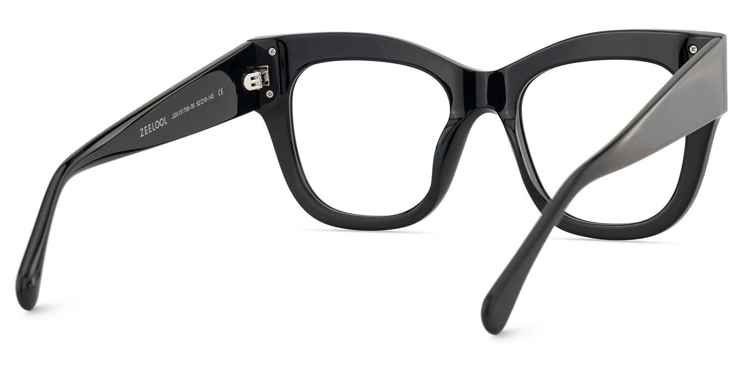Designer Minfia Eyeglasses Black Frames Glasses6