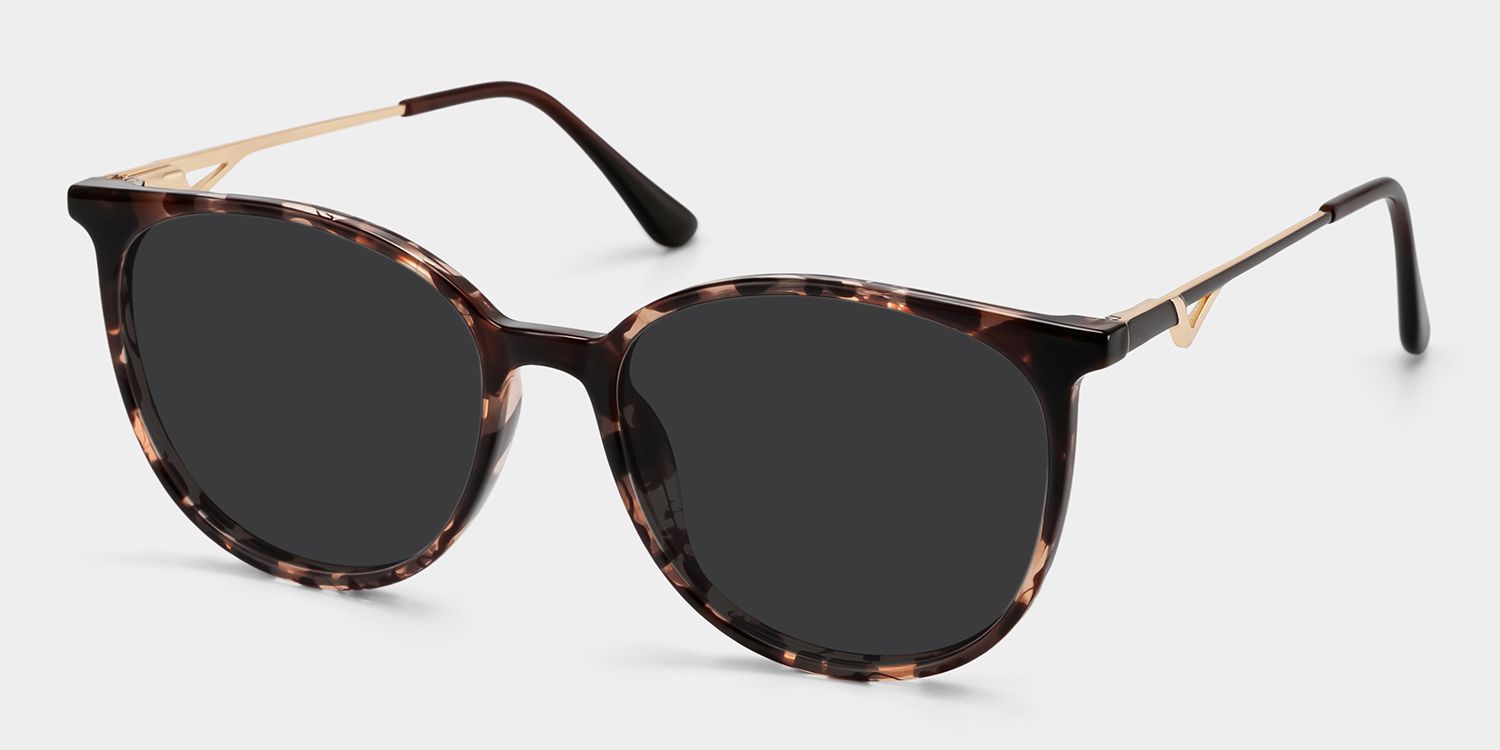 Chanty Tortoise Frame Sunglasses with Round Style | ZEELOOL UK2