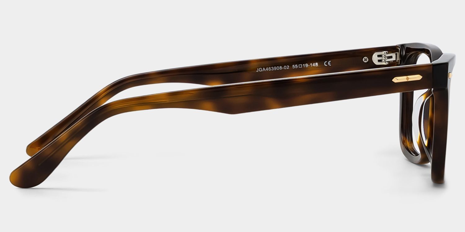 Patrick Tortoise Rectangle Eyeglasses for Men | ZEELOOL4