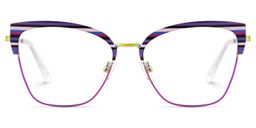 Harley Browline Purple Glasses1