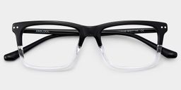 Harper Two-tone Rectangle Glasses1