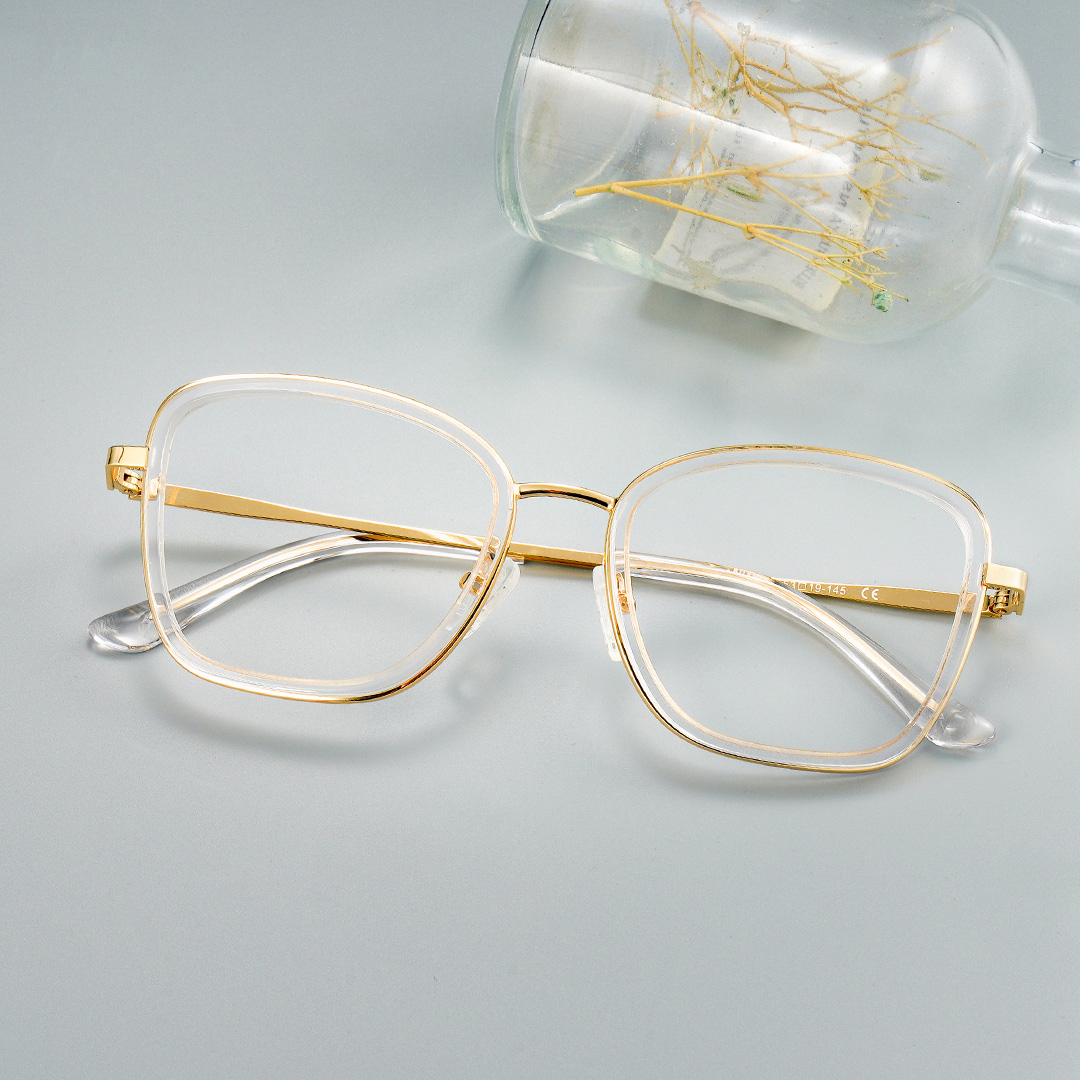Full Frame Eyeglasses With Metal Rims0