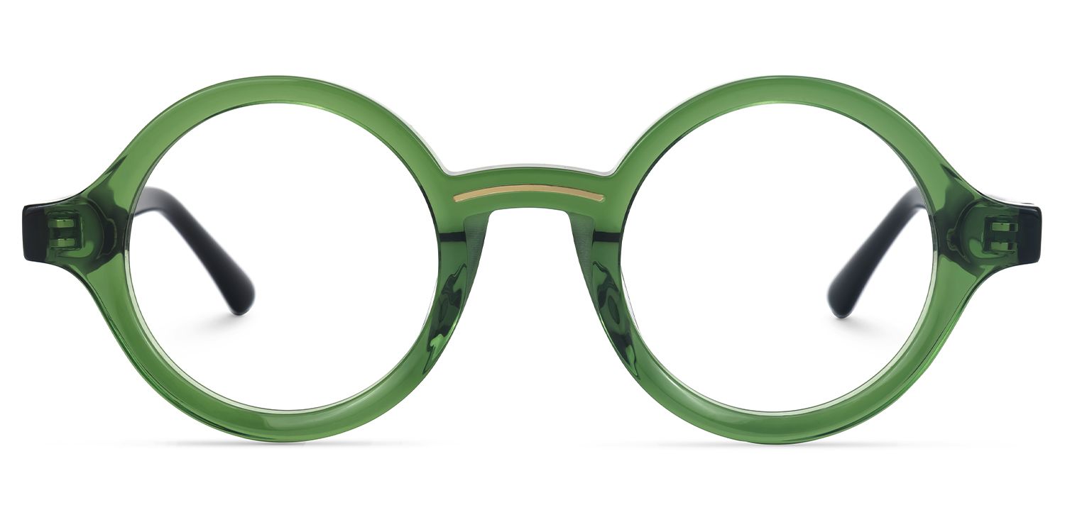 Round Netini Green Glasses deals -Zeelool Glasses0