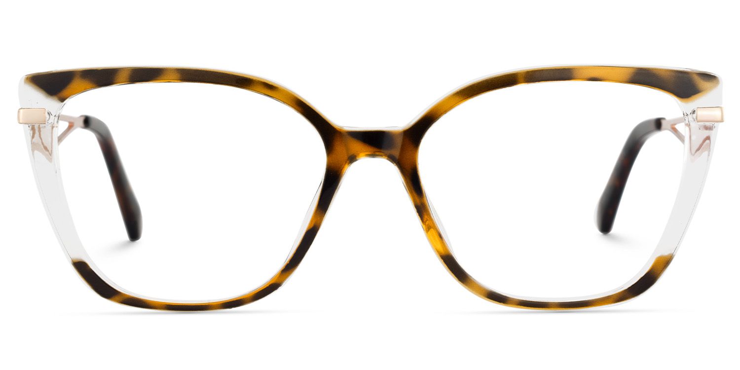 Cateye Shape Blue Light Blocking Glasses with Tortoise1