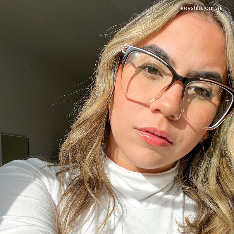 Krystle Square Multicolor Glasses