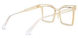 Jacott Square Gold Glasses3