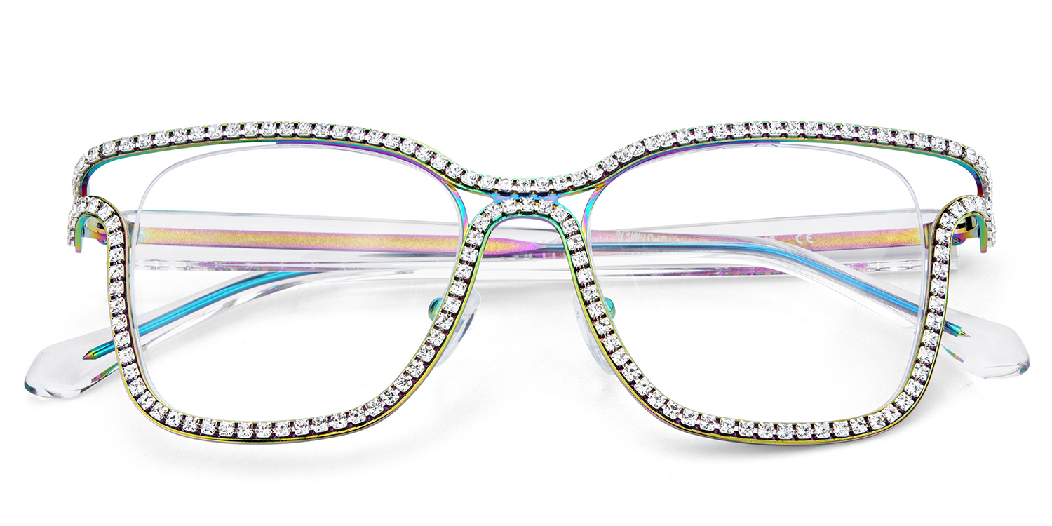 Shine Square Iridescent Glasses2