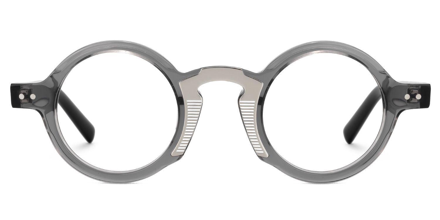 Danyelle Round Gray Glasses0
