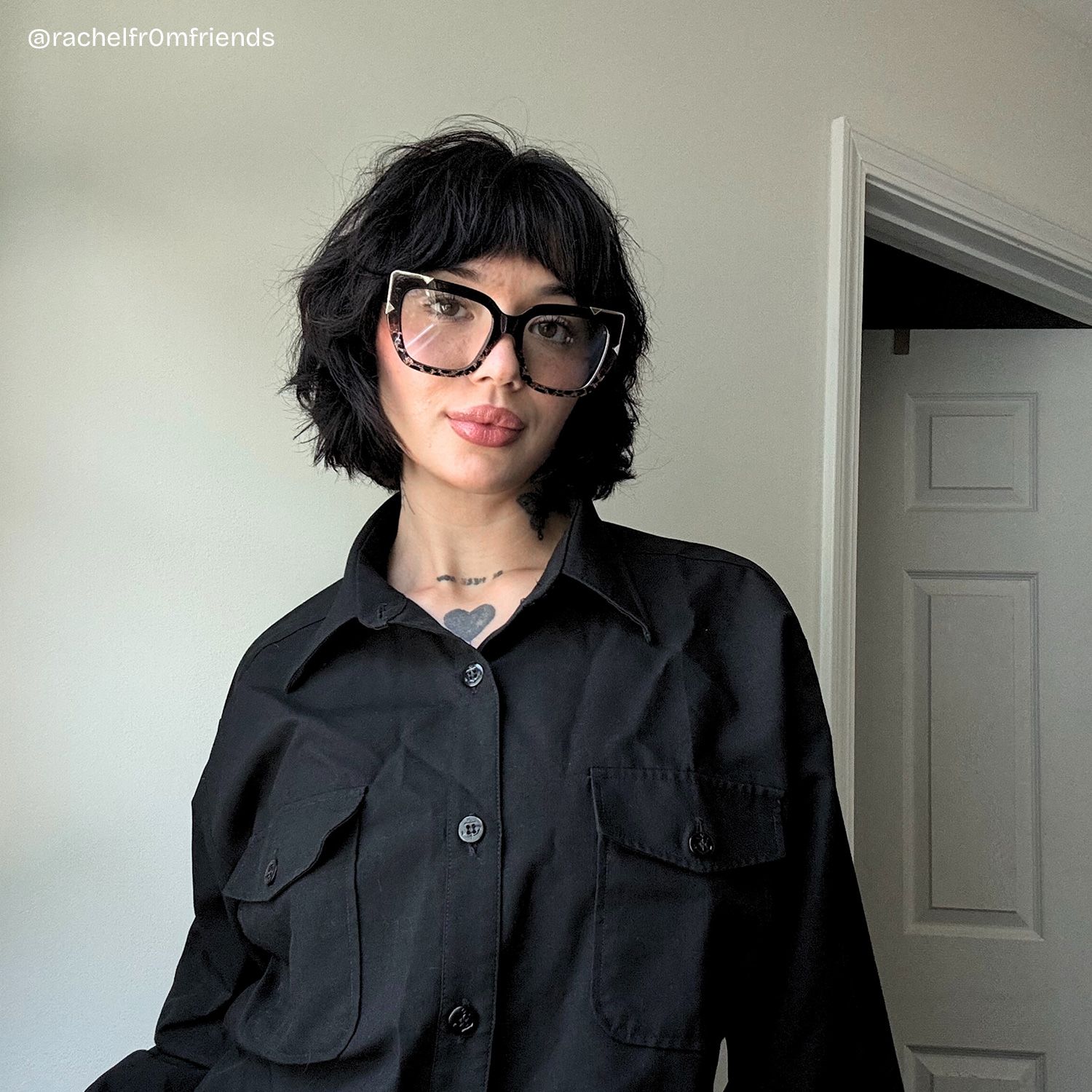 Dax Square black leopard print Frame Eyeglasses for Women| ZEELOOL10