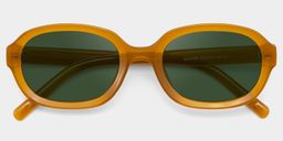 Astra Geometric Brown Polarized Sunglasses1