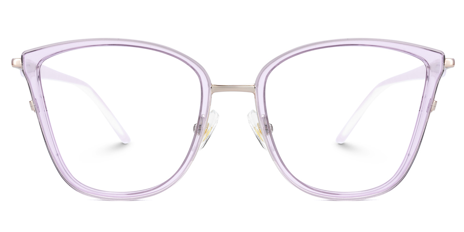 Cateye Transparent Purple Frames - Marisa deals at Zeelool1