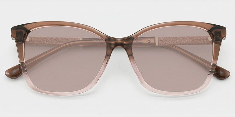 Finnian Square Brown Glasses