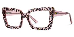 Tootie Butterfly Pink Leopard Glasses2