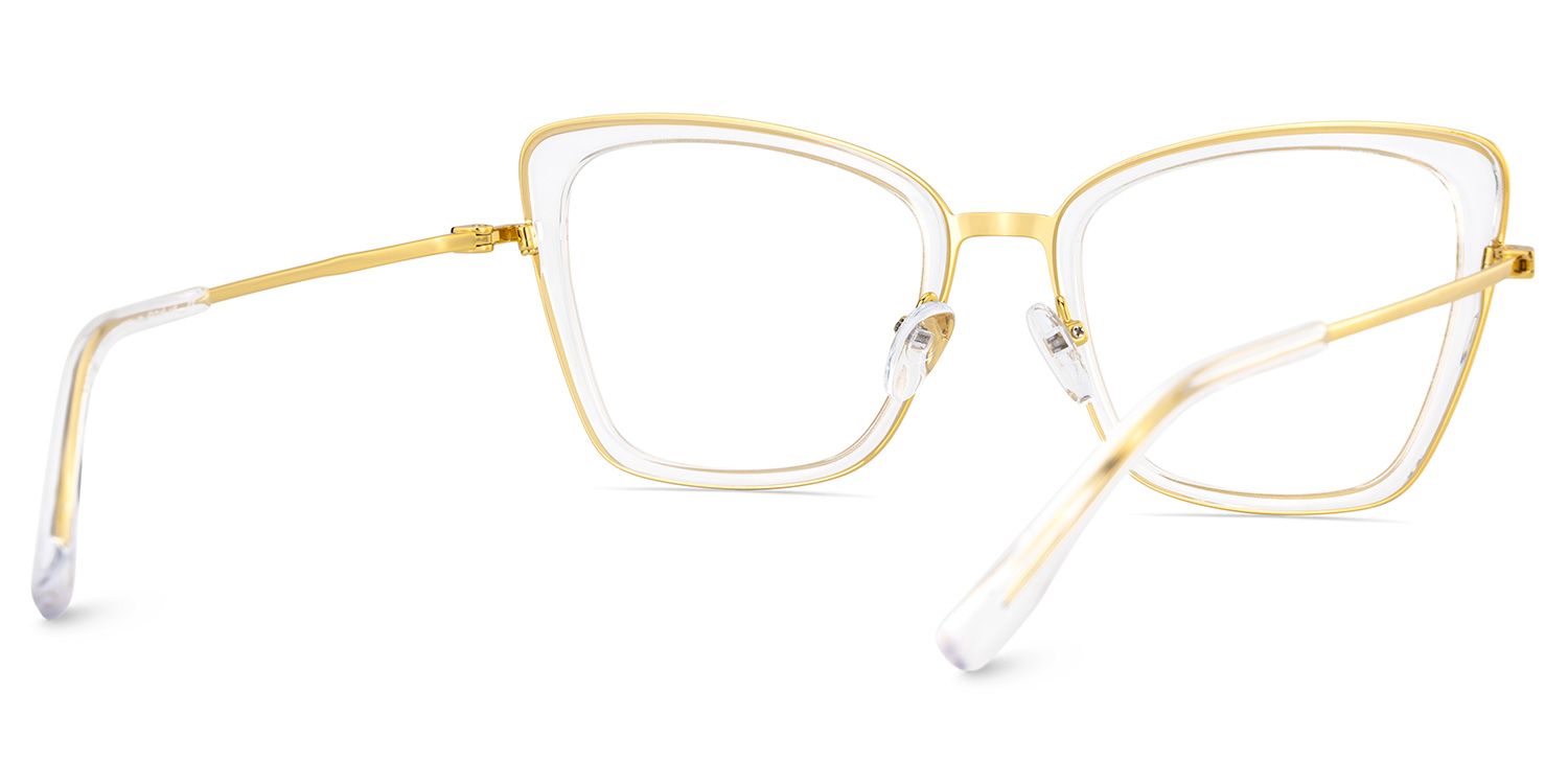 Rosalie Butterfly Clear Color Frame Glasses for Women | Zeelool5