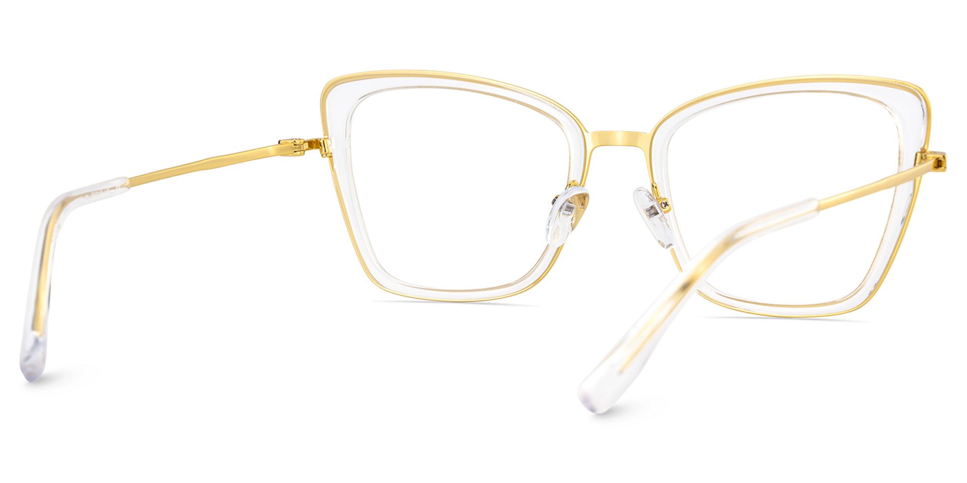 Rosalie Butterfly Clear Color Frame Glasses for Women | Zeelool5