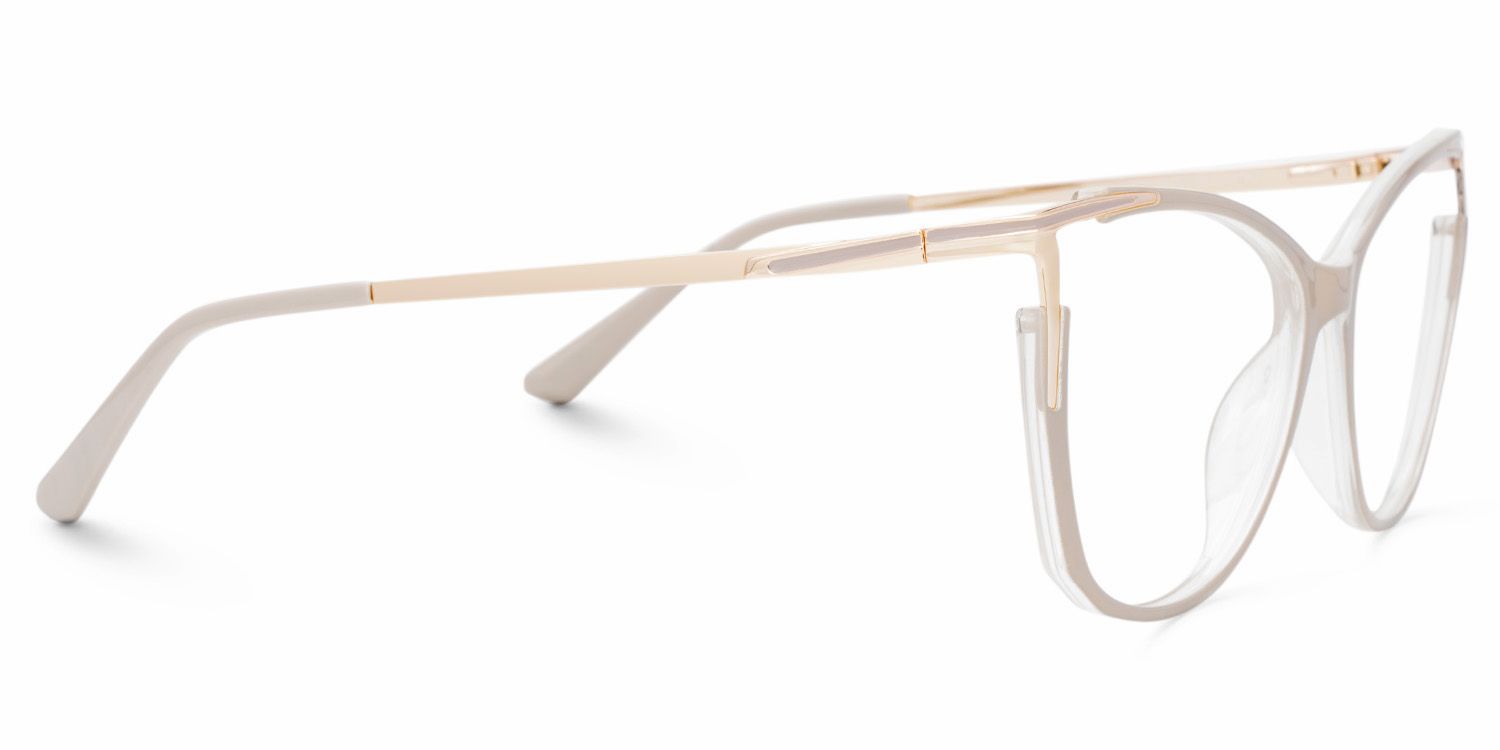 Yomary Cateye Khaki EyeGlasses | ZEELOOL UK3