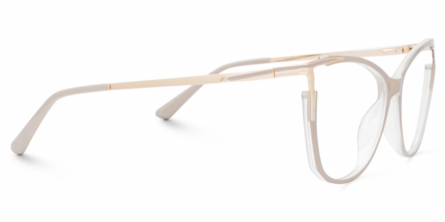 Yomary Cateye Khaki Glasses3
