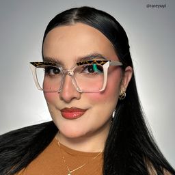 Misty Square Pink Glasses5