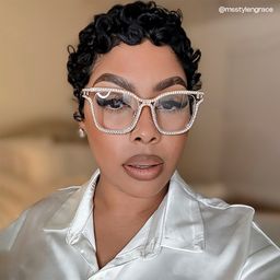 Shine Square Gold Glasses9