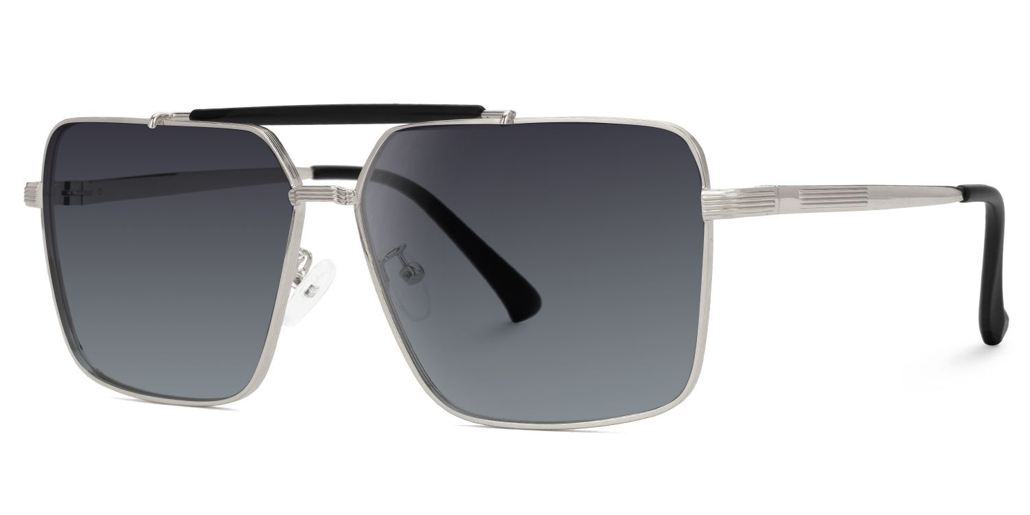 Alford - Aviator Silver Frame Sunglasses1