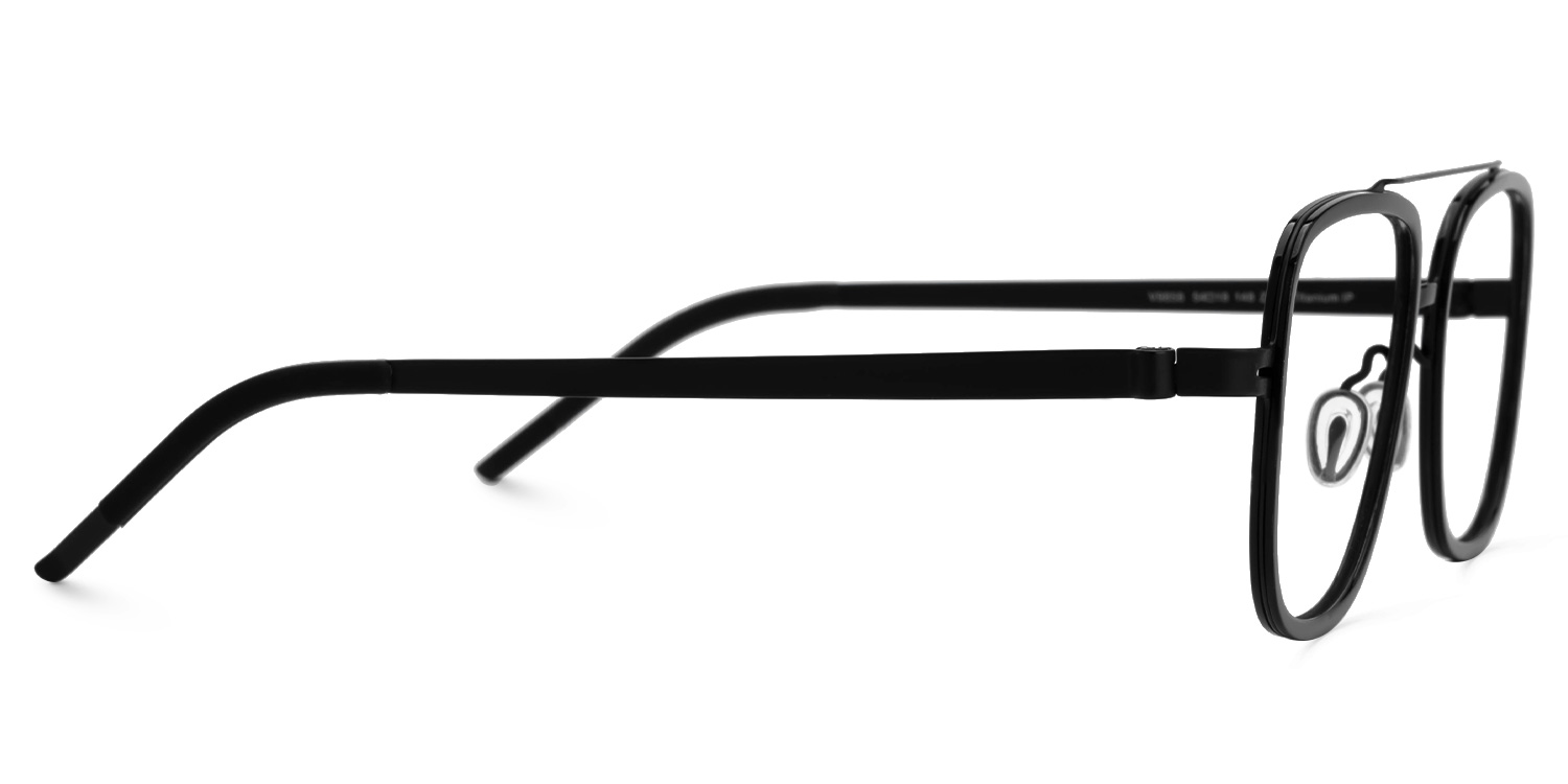 Aviator Sharonica Black Color Frame Glasses | ZEELOOL UK2