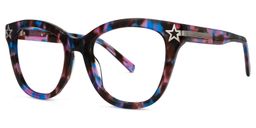 Kathleen Cateye Floral Glasses1