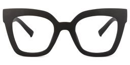 Malcolm Square Black Glasses0