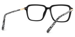 Numn Rectangle Black Glasses5