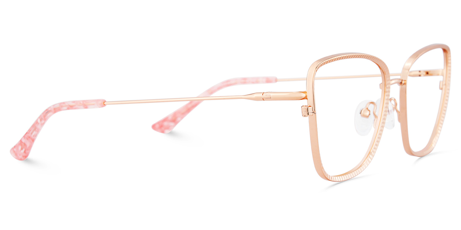 Rose Gold Metal Glasses Frames4