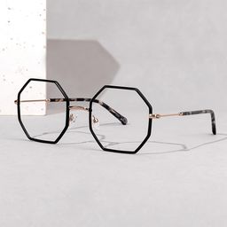 Griffith Geometric Black Glasses0