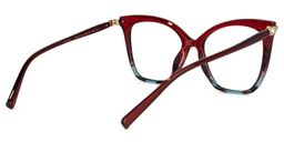 Lamar Butterfly Red Glasses4