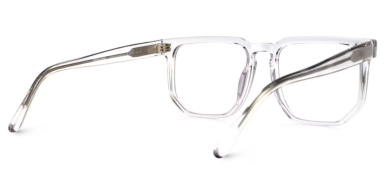 Matherne Square Clear Glasses3