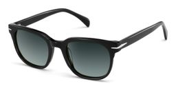 Rocco Rectangle Black Frame Polarized Sunglasses2