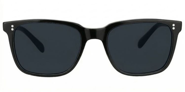 Lamont Rectangle Black Glasses