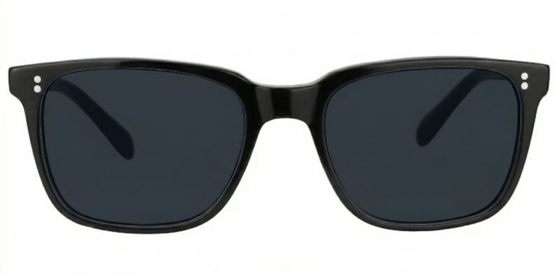 Lamont Rectangle Black Eyeglasses and Glasses Frames0