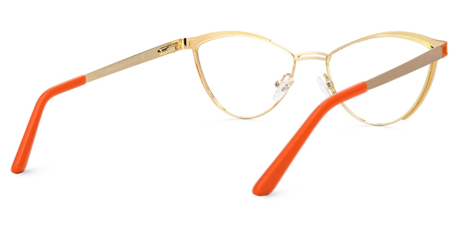 New Orange Color for Sydney Metal Eyeglasses  | ZEELOOL UK3