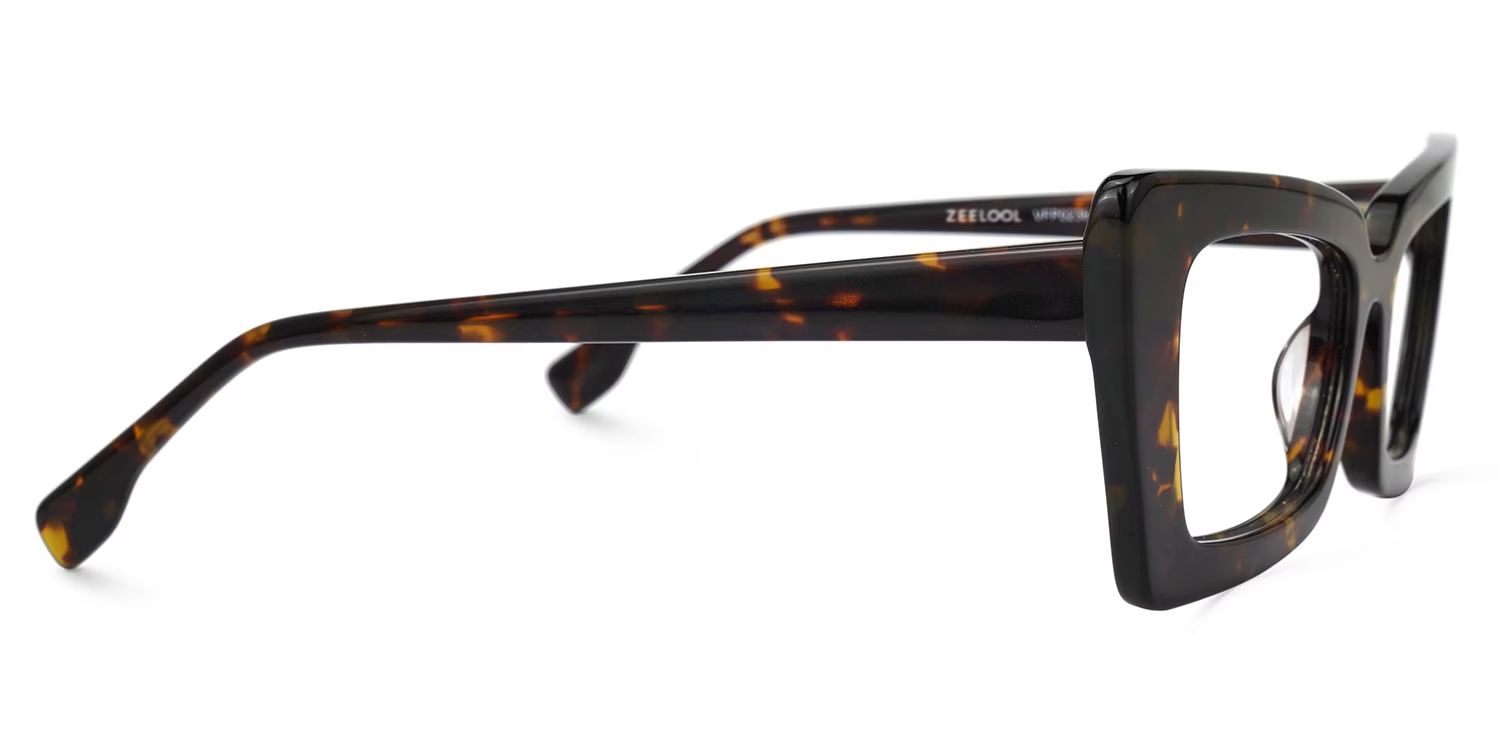 Newell Rectangle Tortoise Frames Glasses | ZEELOOL2