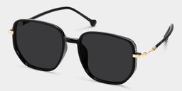 Joana Black Geometric Sunglasses2