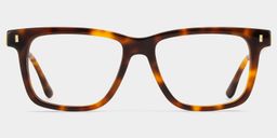 Travis Tortoise Rectangle Glasses0