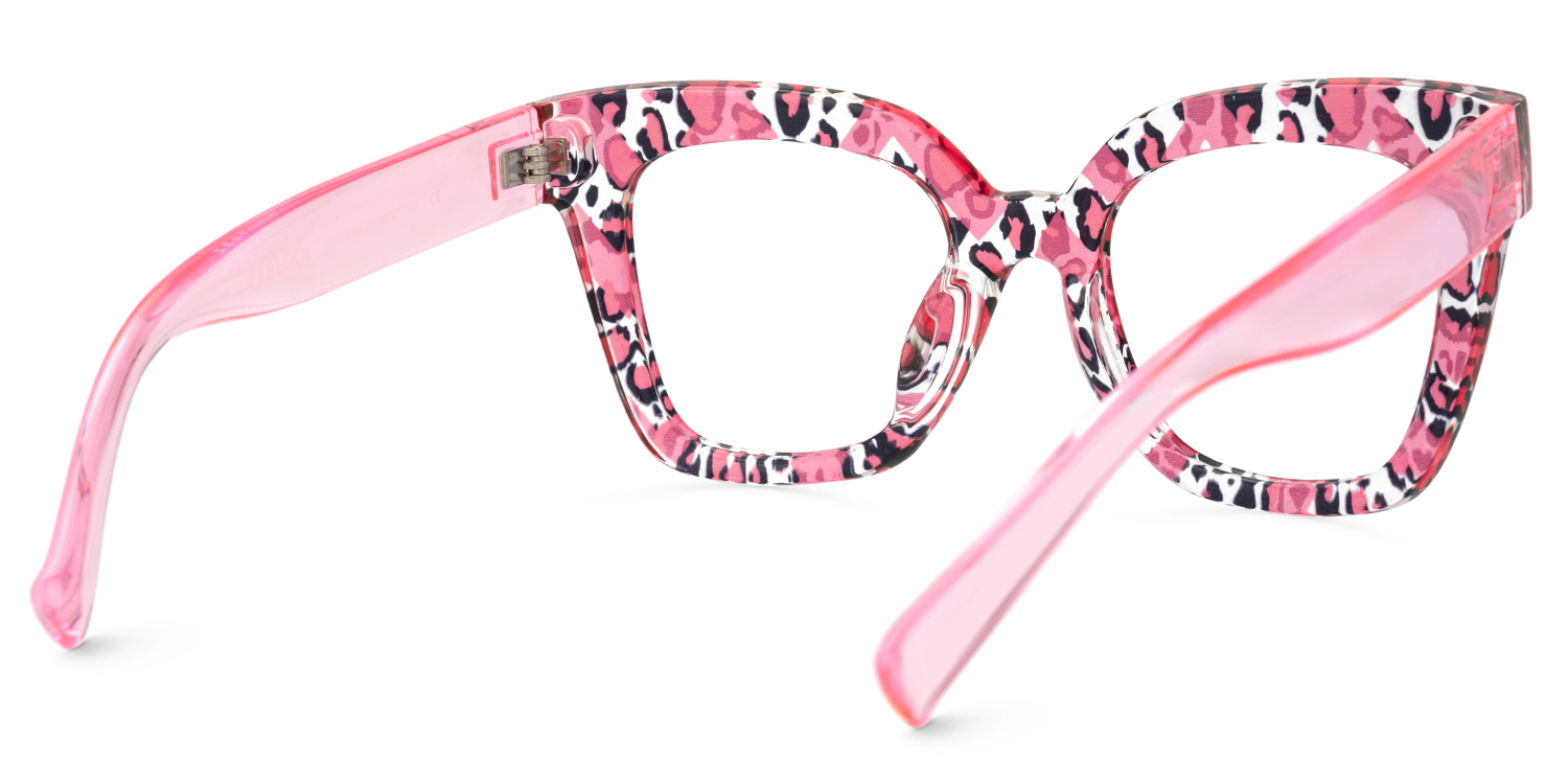 Malcolm Large Havana glasses frames with Transparent Arms | ZEELOOL UK4