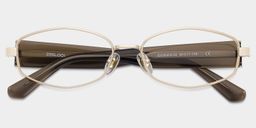 Dakota Brown Rectangle Glasses2