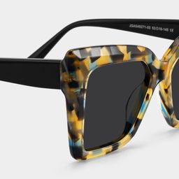 Thiline Square Tortoise Glasses4