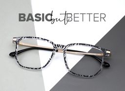 Fezell Square Black-White Glasses4