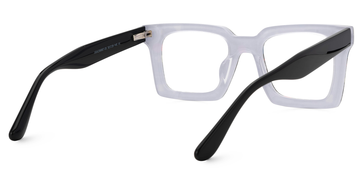 Kevin Black Square Eyeglasses and Glasses Frames3