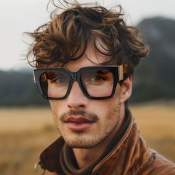 Dedee Square Black Glasses4