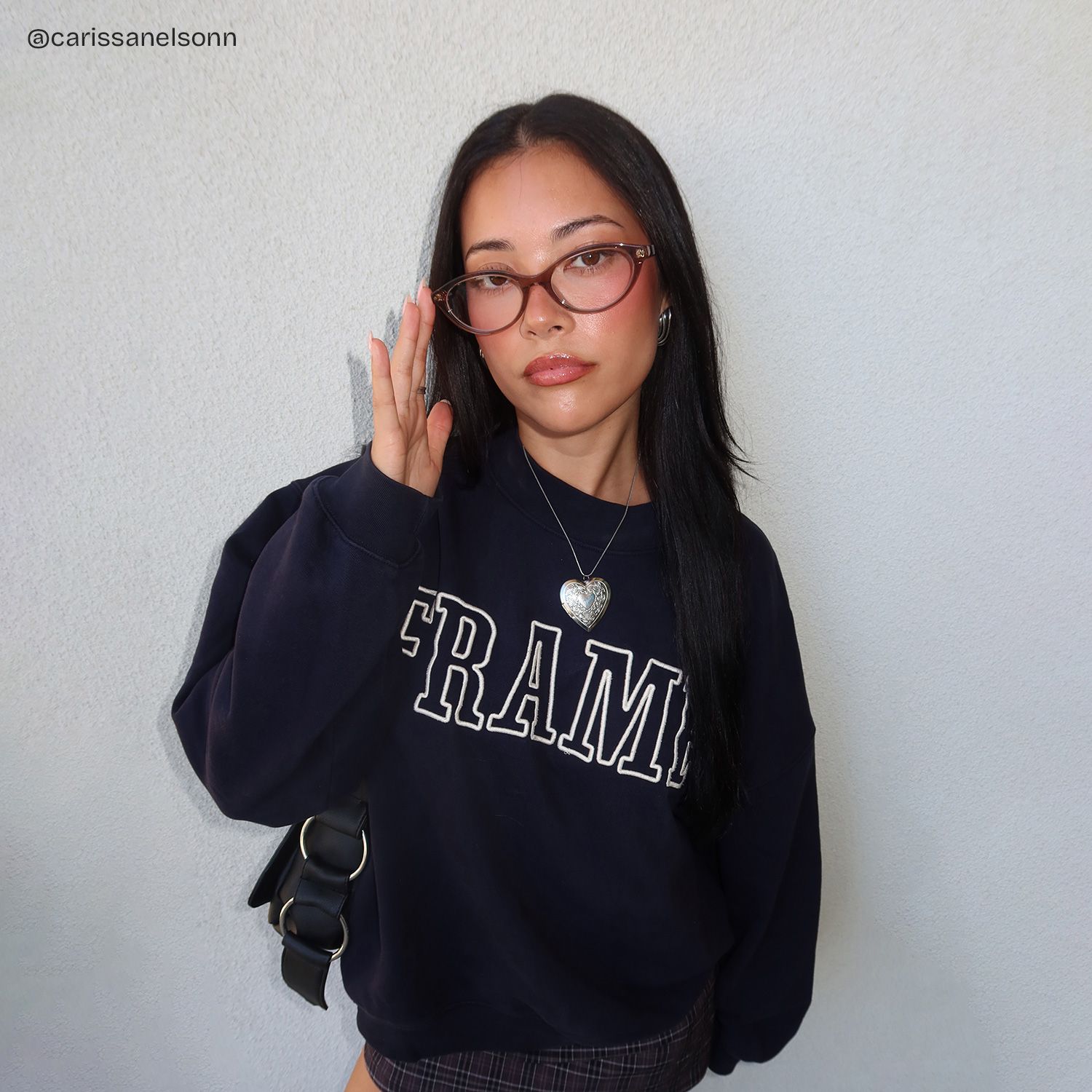 Ashby Brown Narrow Oval-Frame Glasses | Effortless Varsity6