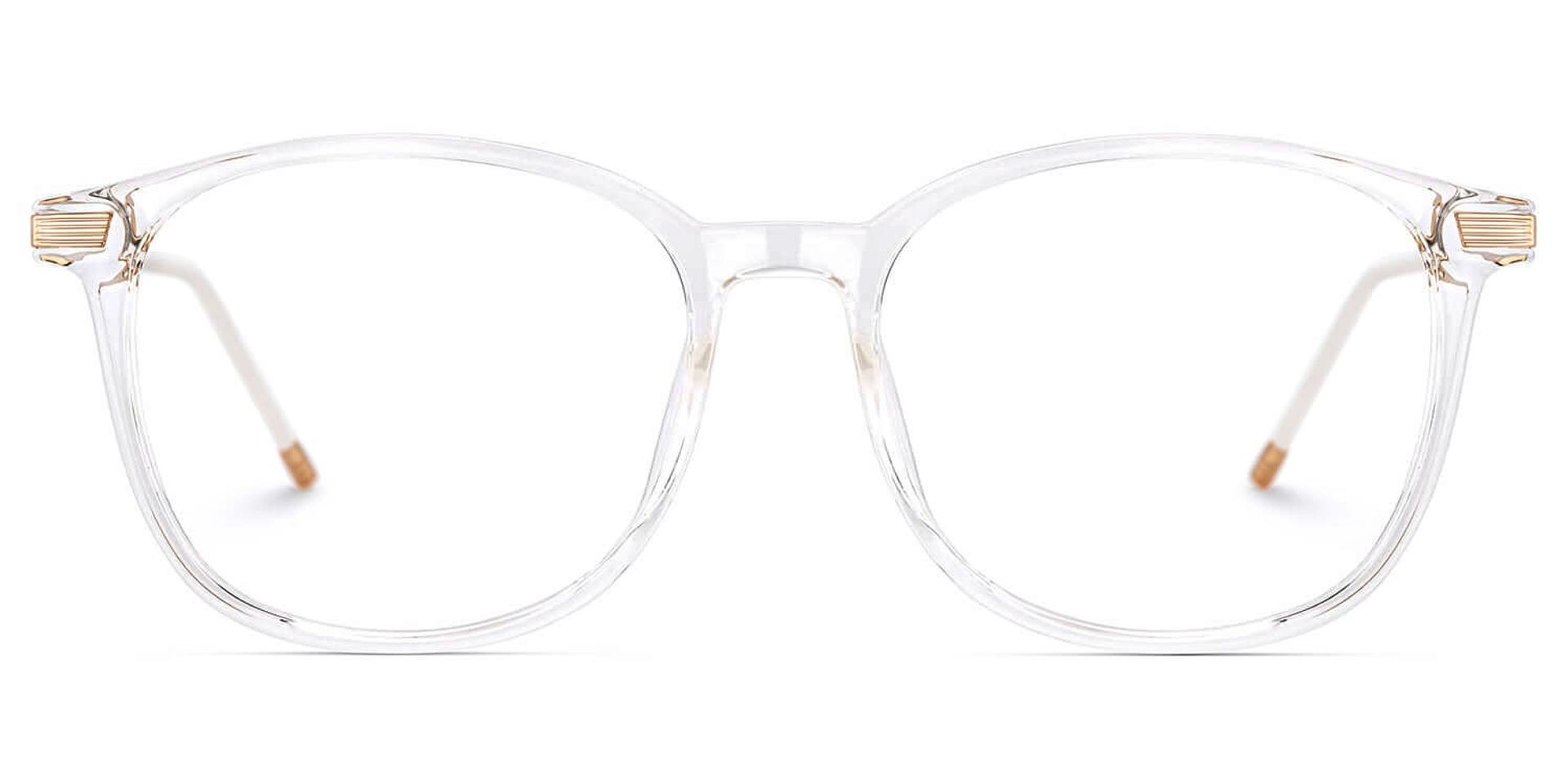 Clear Greene Square Eyeglasses and Glasses Frames0