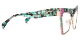 Chrishana Butterfly Green-Tortoise Glasses2